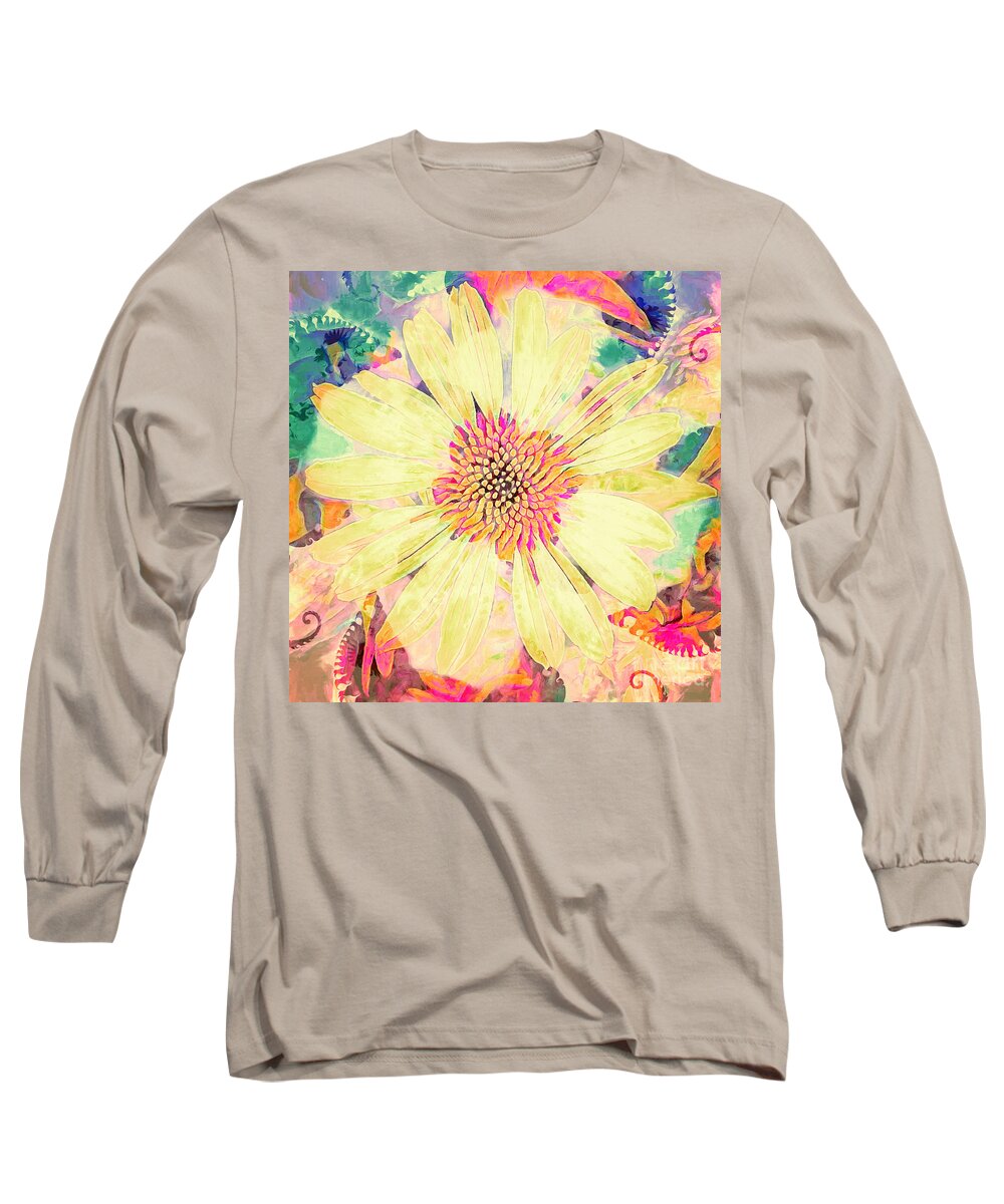 Flower Long Sleeve T-Shirt featuring the photograph Fractoral III by Jack Torcello