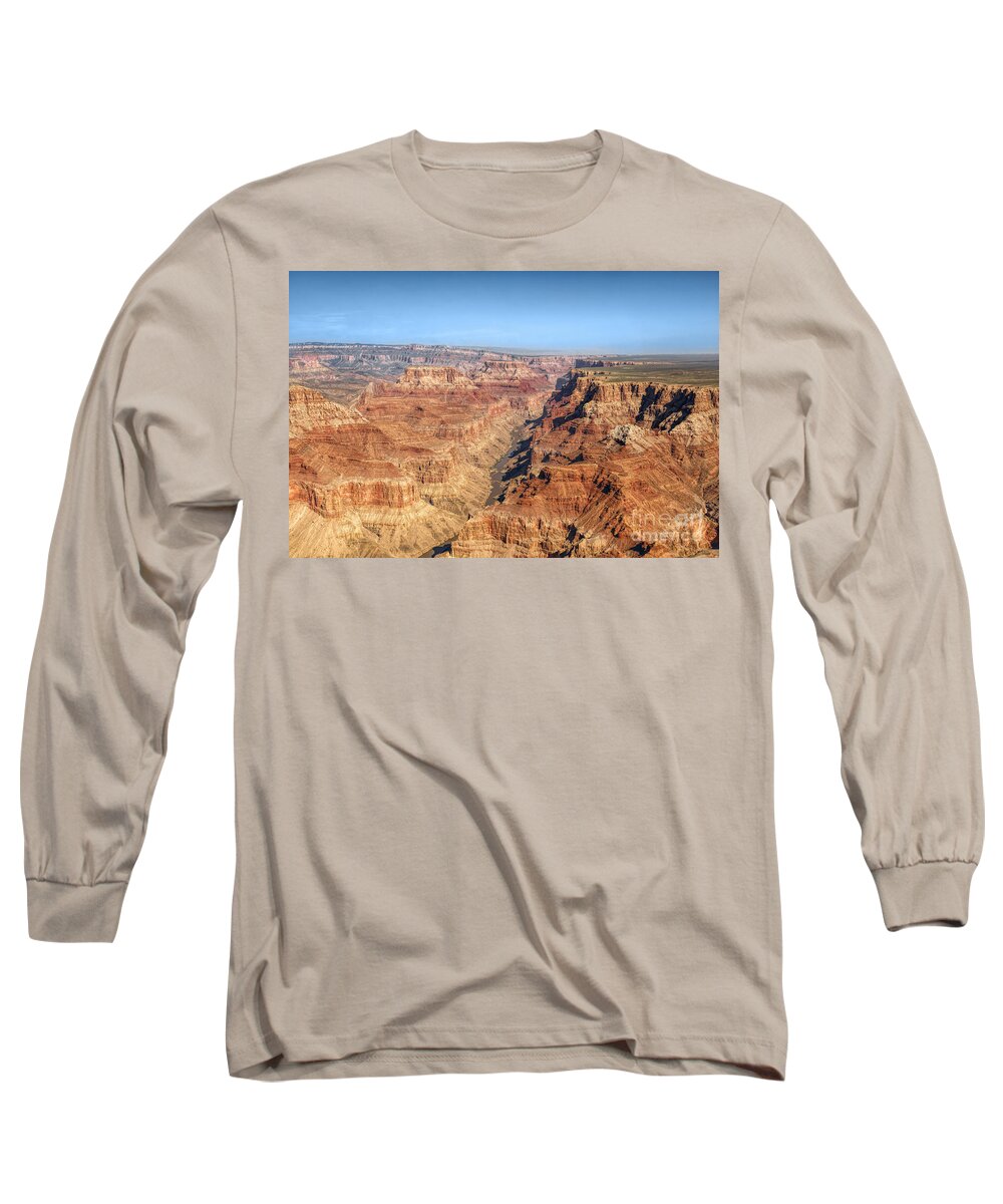 Grand Canyon Long Sleeve T-Shirt featuring the photograph Grand Canyon Aerial View by Daniel Heine