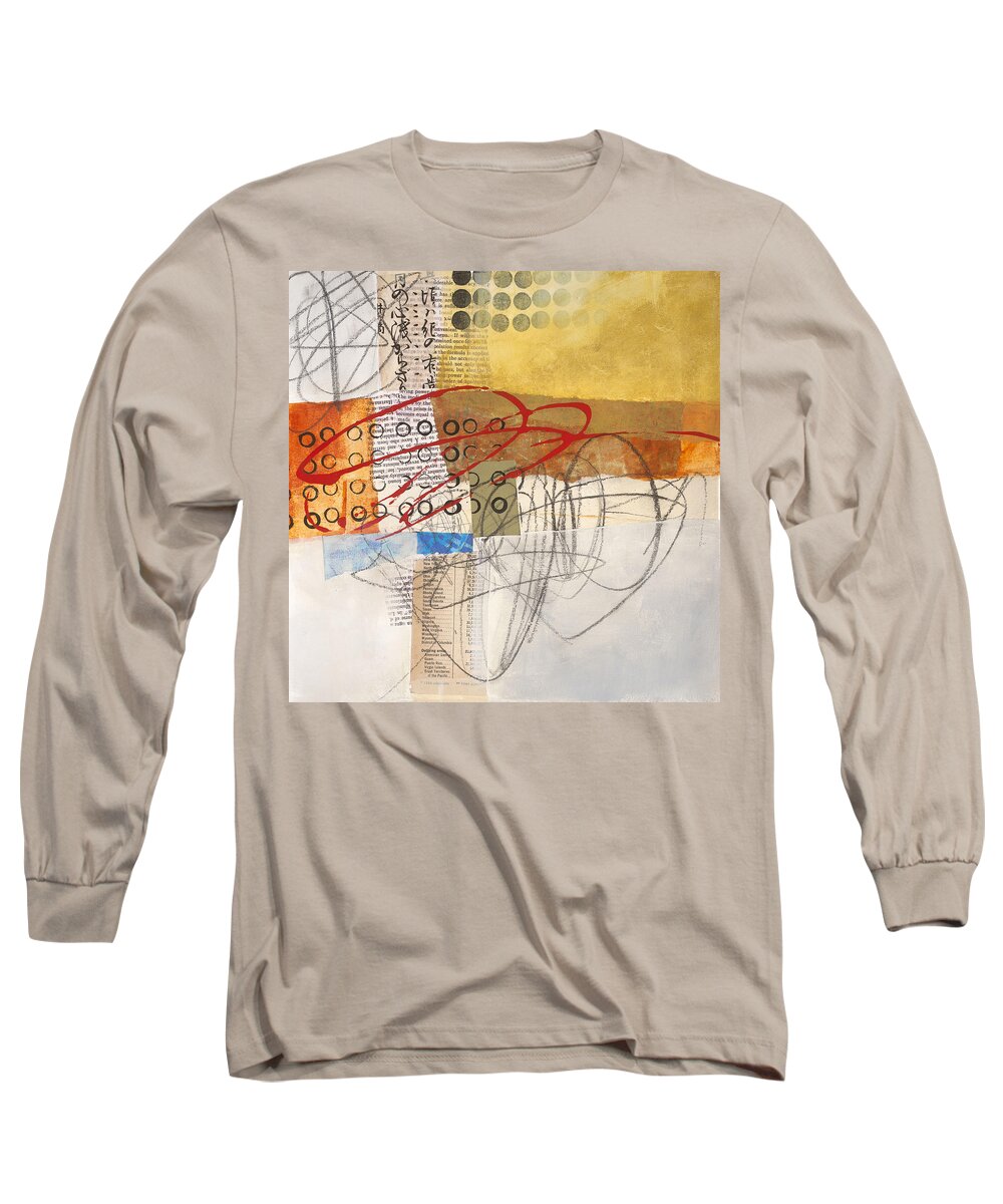 Jane Davies Long Sleeve T-Shirt featuring the painting Grid 12 by Jane Davies