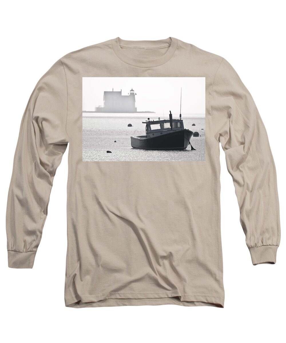 Lobster Boat Long Sleeve T-Shirt featuring the photograph Guardian Angel by Jeff Cooper