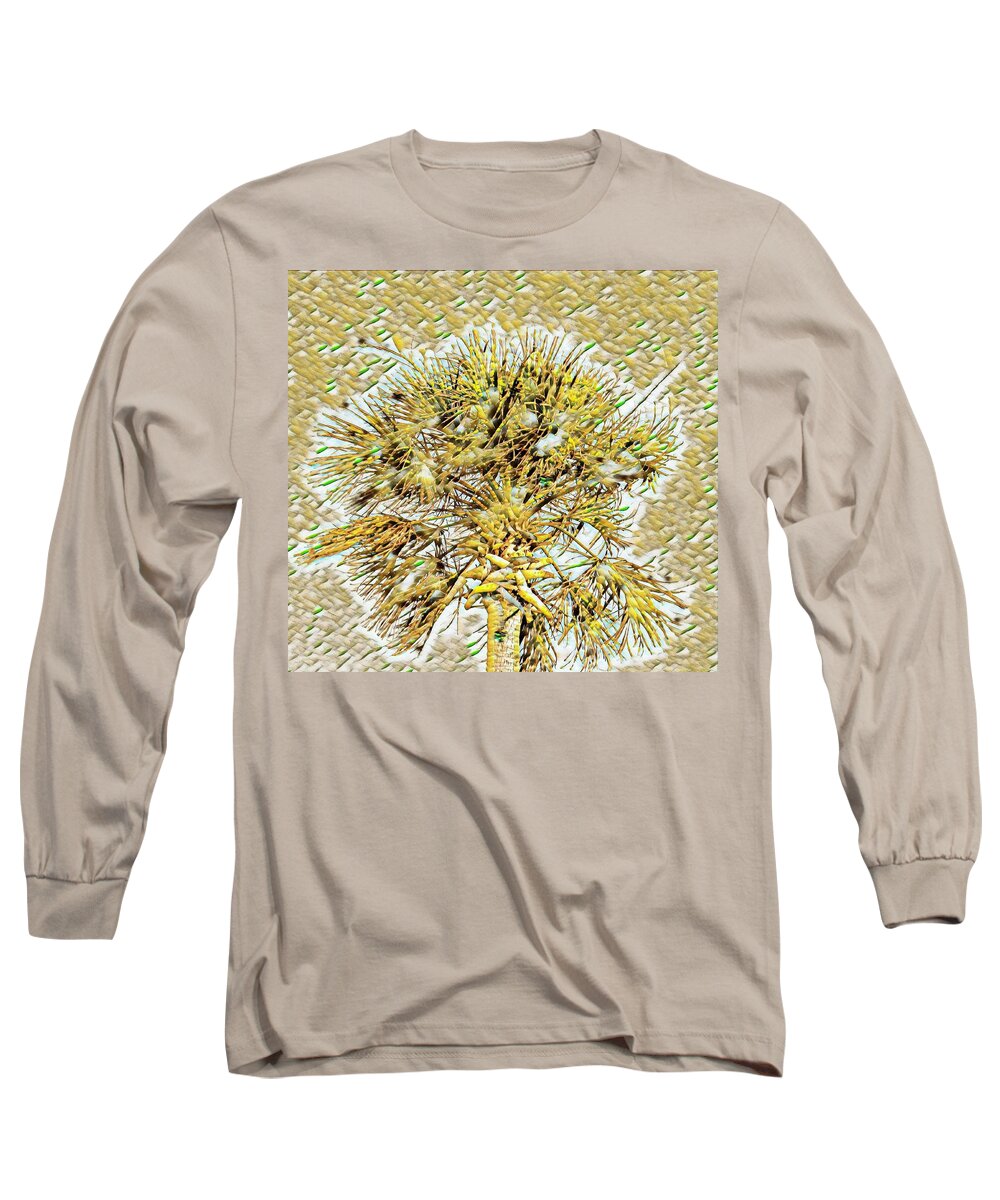 Gullah Long Sleeve T-Shirt featuring the photograph Gullah Palm by Sherry Kuhlkin