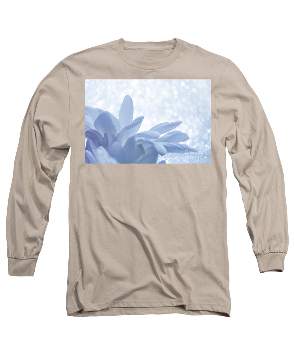 Blue Long Sleeve T-Shirt featuring the digital art Immobility - wh01t2c2 by Variance Collections