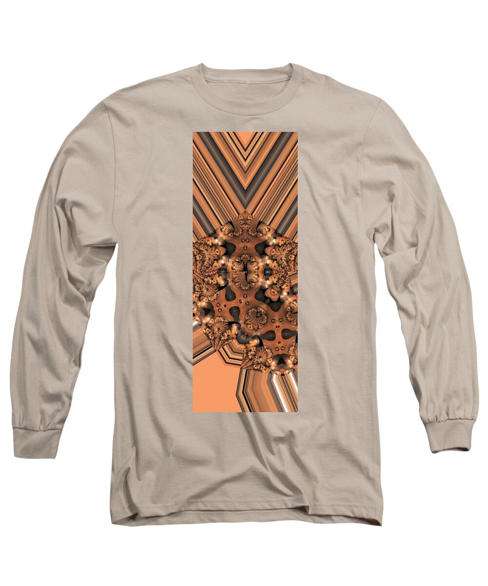 Collage Long Sleeve T-Shirt featuring the digital art Lamp Light 3 by Ronald Bissett
