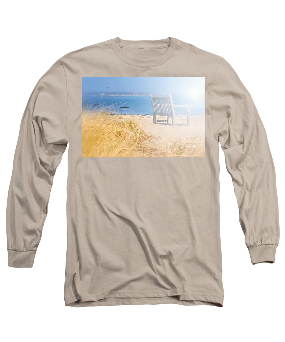Beach Long Sleeve T-Shirt featuring the photograph Last Breadth of Summer by Diana Angstadt