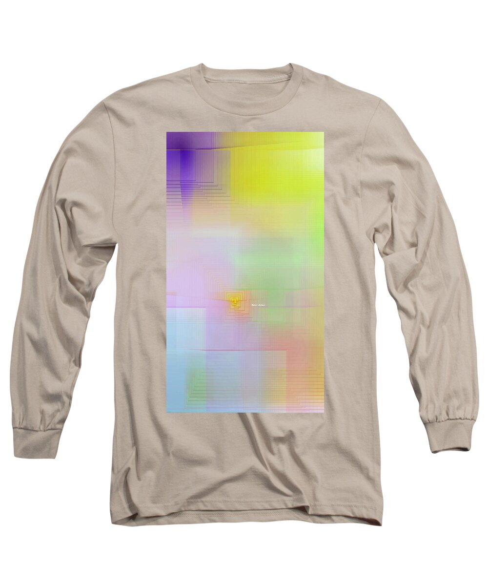  Long Sleeve T-Shirt featuring the digital art Light at the end of the Tunnel by Rafael Salazar