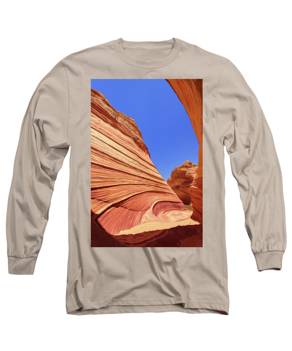 Lines Long Sleeve T-Shirt featuring the photograph Lines by Chad Dutson