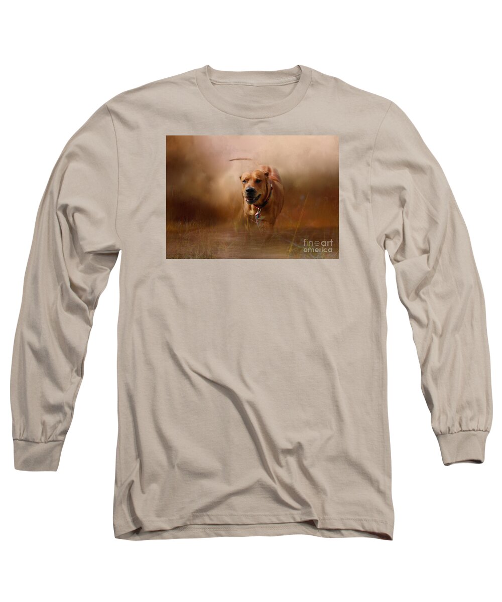 Rhodesian Ridgeback Long Sleeve T-Shirt featuring the photograph Lion Dog by Mim White