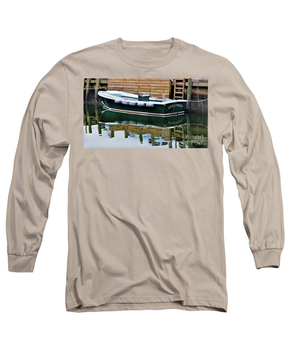 Boat Long Sleeve T-Shirt featuring the photograph Little Friend by Dianne Morgado