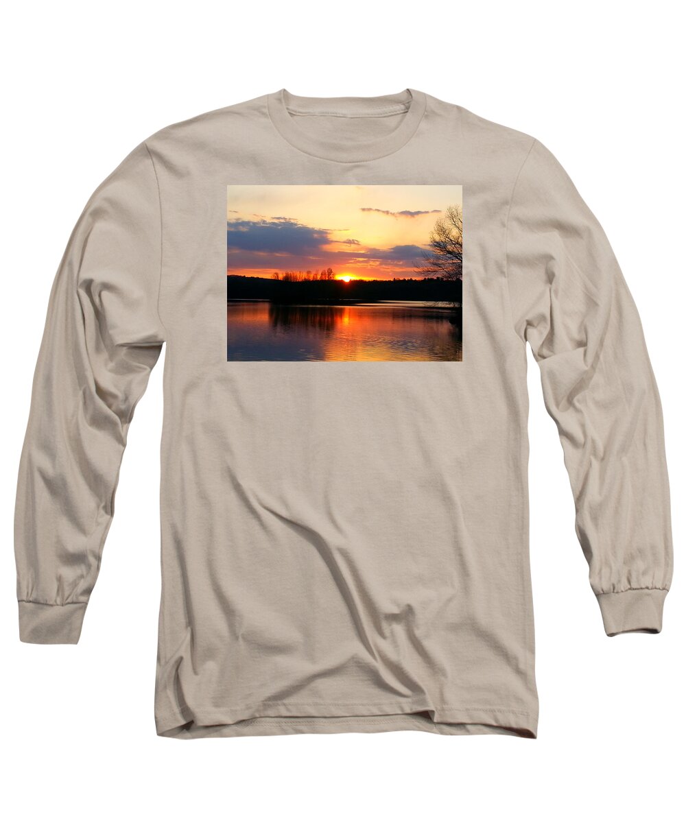 Sunset Long Sleeve T-Shirt featuring the photograph Lullaby by Dani McEvoy