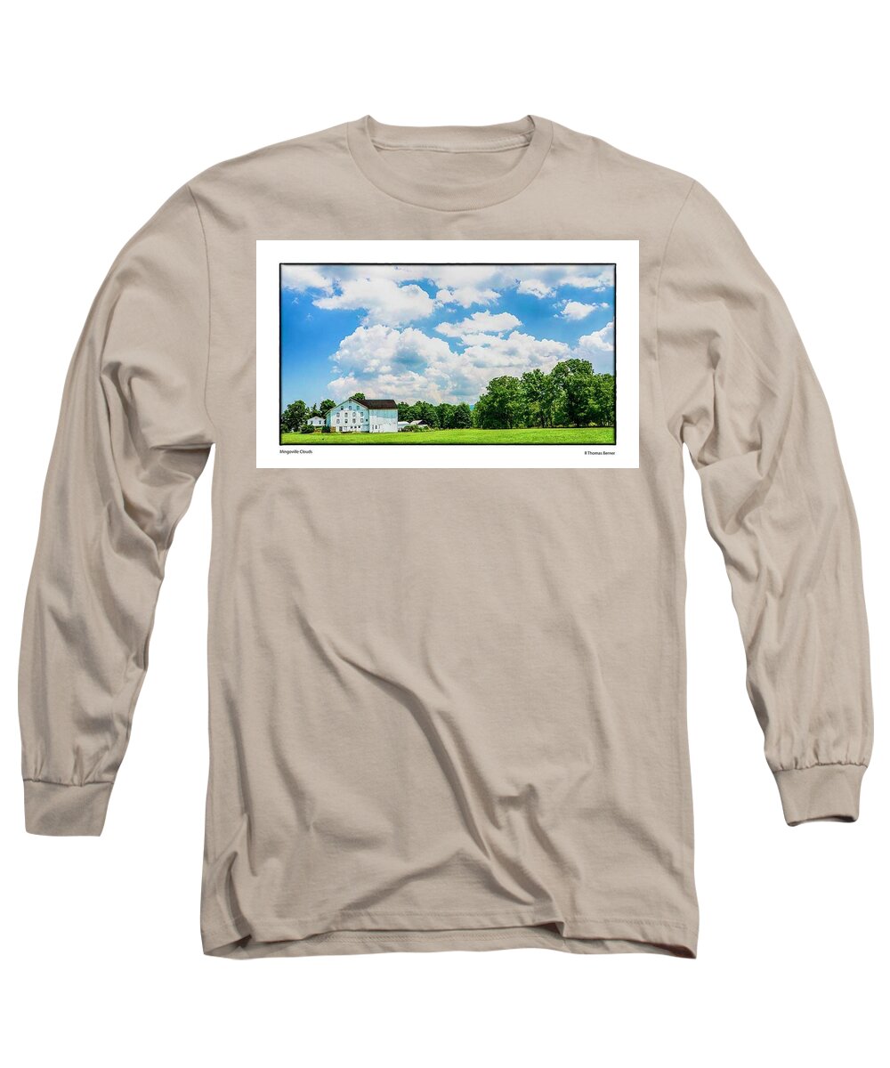 Rural Long Sleeve T-Shirt featuring the photograph Mingoville Clouds by R Thomas Berner