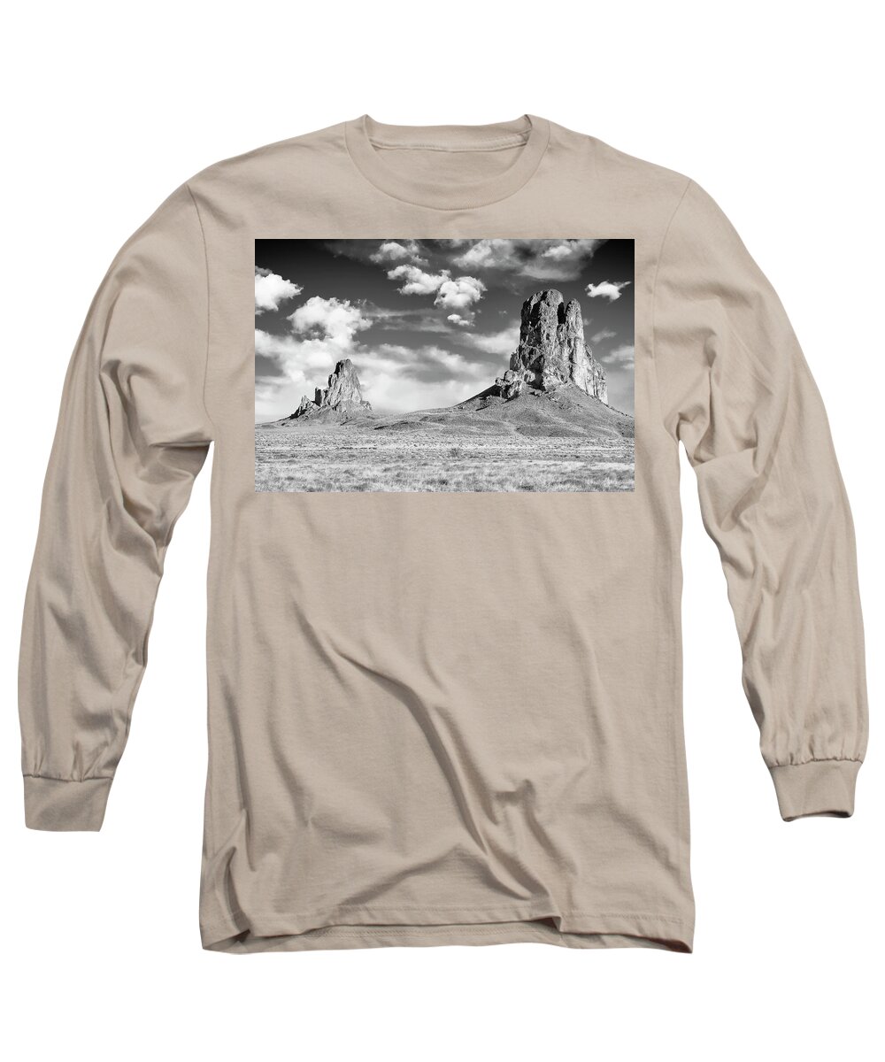 Art Long Sleeve T-Shirt featuring the photograph Monoliths by Jon Glaser