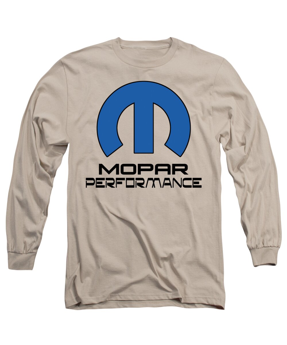 Mopar Long Sleeve T-Shirt featuring the digital art Mopar Performance by Jerry Dyl