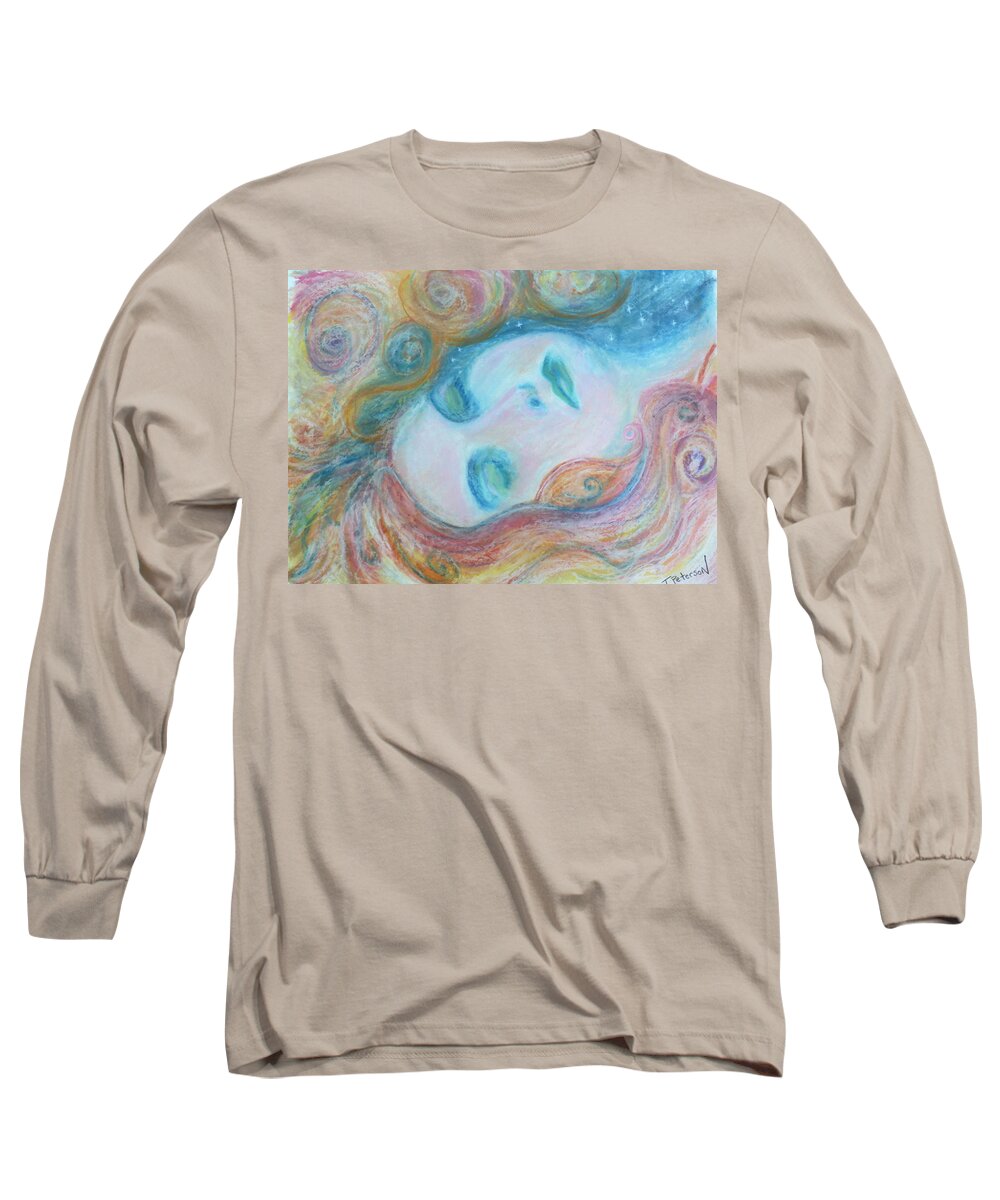 Painting Long Sleeve T-Shirt featuring the painting Morpheus Embrace by Todd Peterson