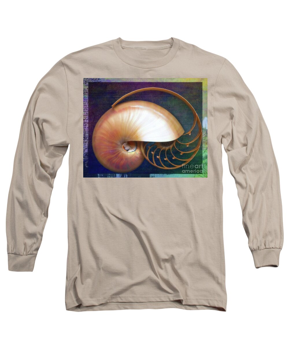 Fine Art Photography Long Sleeve T-Shirt featuring the photograph Nautilus #2, Overarching by John Strong