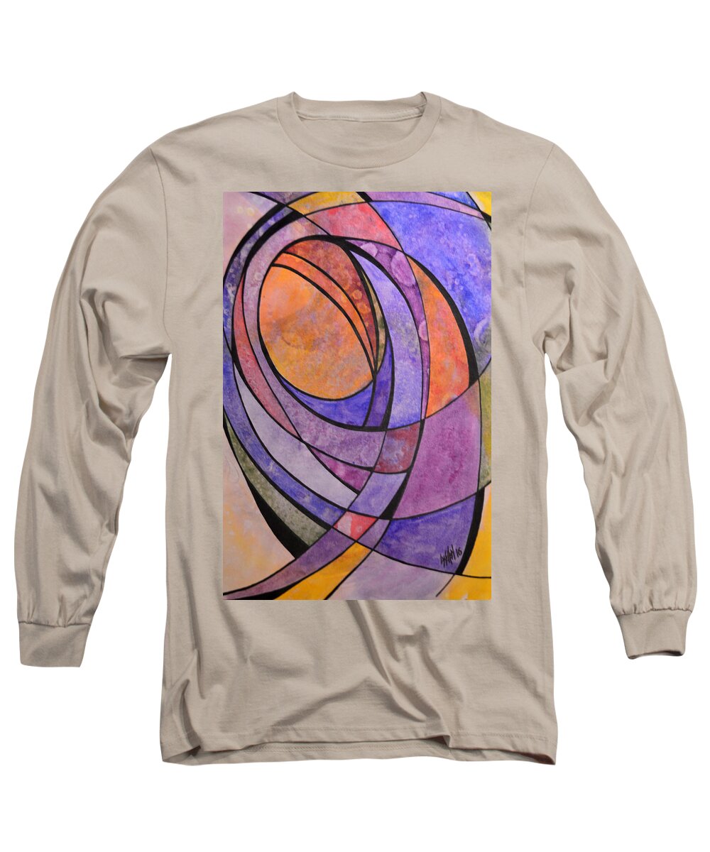 Baby Long Sleeve T-Shirt featuring the painting Nestling by Lynellen Nielsen