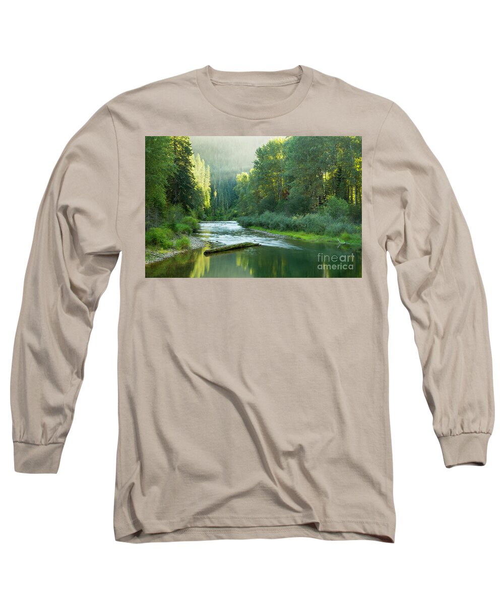  Long Sleeve T-Shirt featuring the photograph North Fork Atmosphere by Idaho Scenic Images Linda Lantzy
