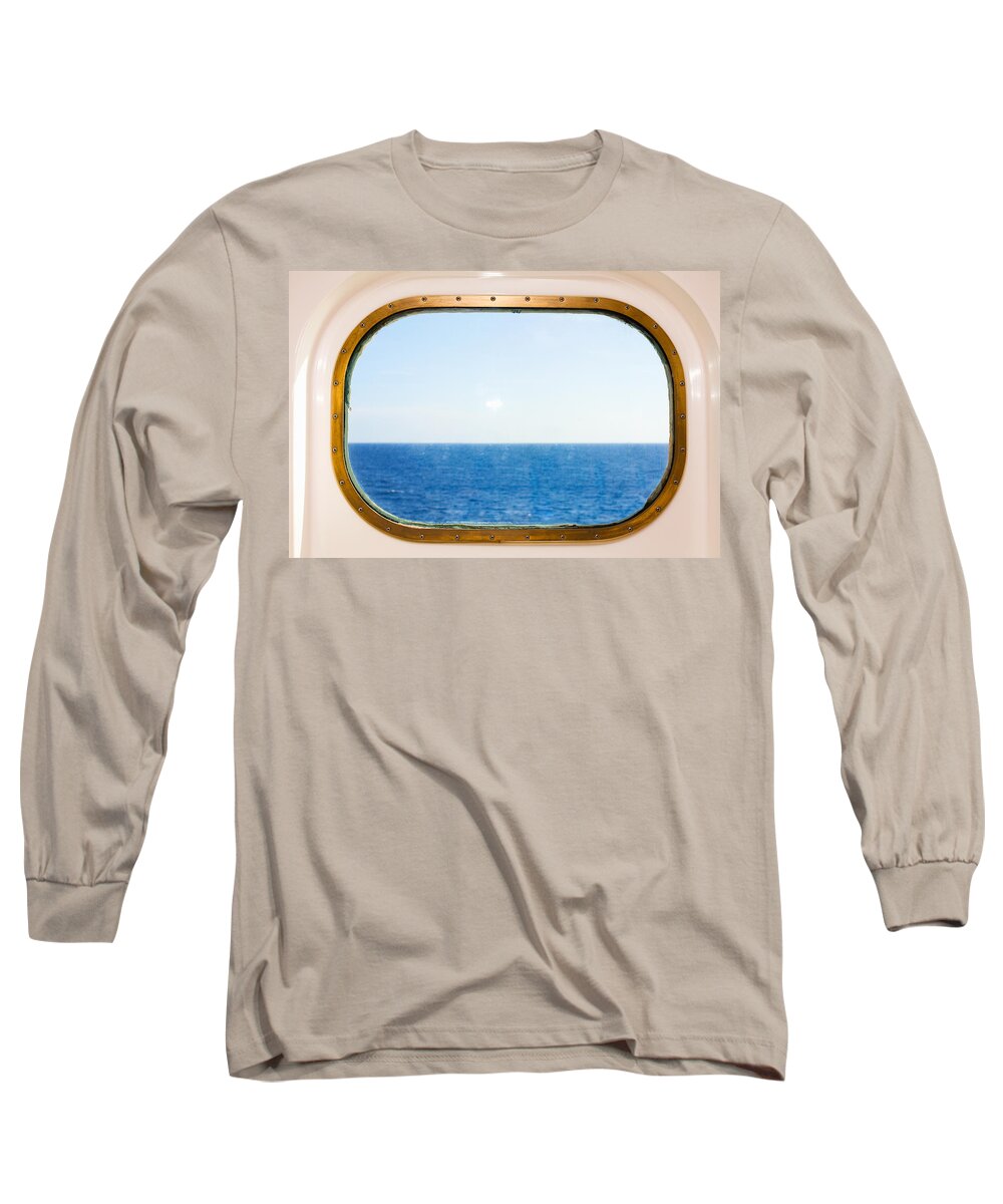 Absence Long Sleeve T-Shirt featuring the photograph Ocean View by Diane Macdonald