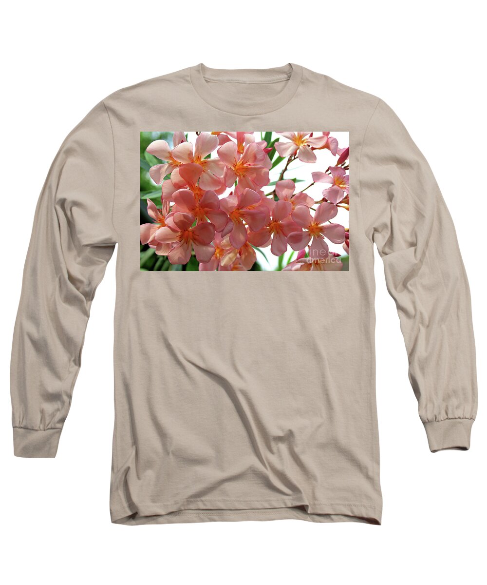 Oleander Long Sleeve T-Shirt featuring the photograph Oleander Dr. Ragioneri 4 by Wilhelm Hufnagl