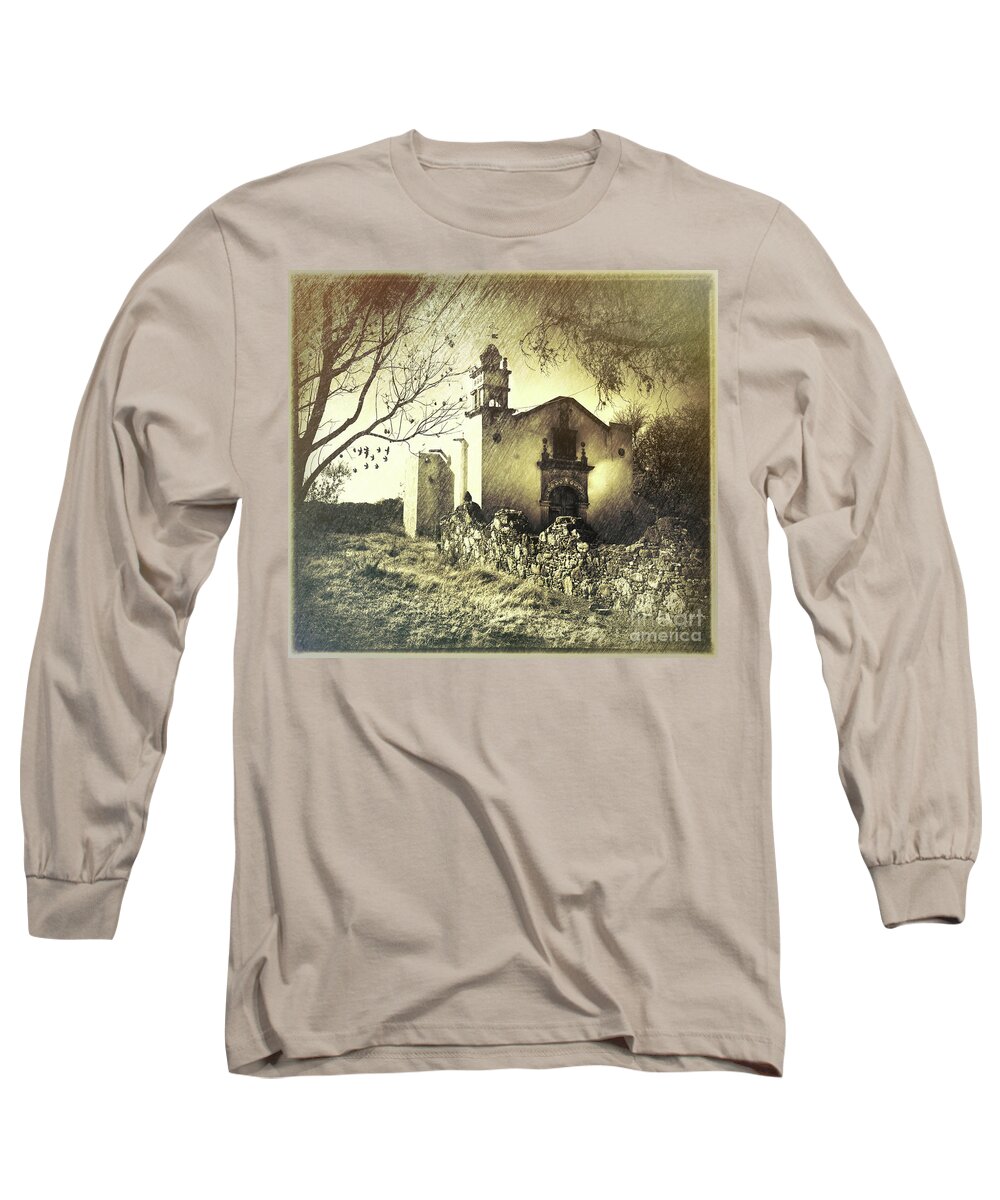 Church Long Sleeve T-Shirt featuring the photograph Original Location by Barry Weiss