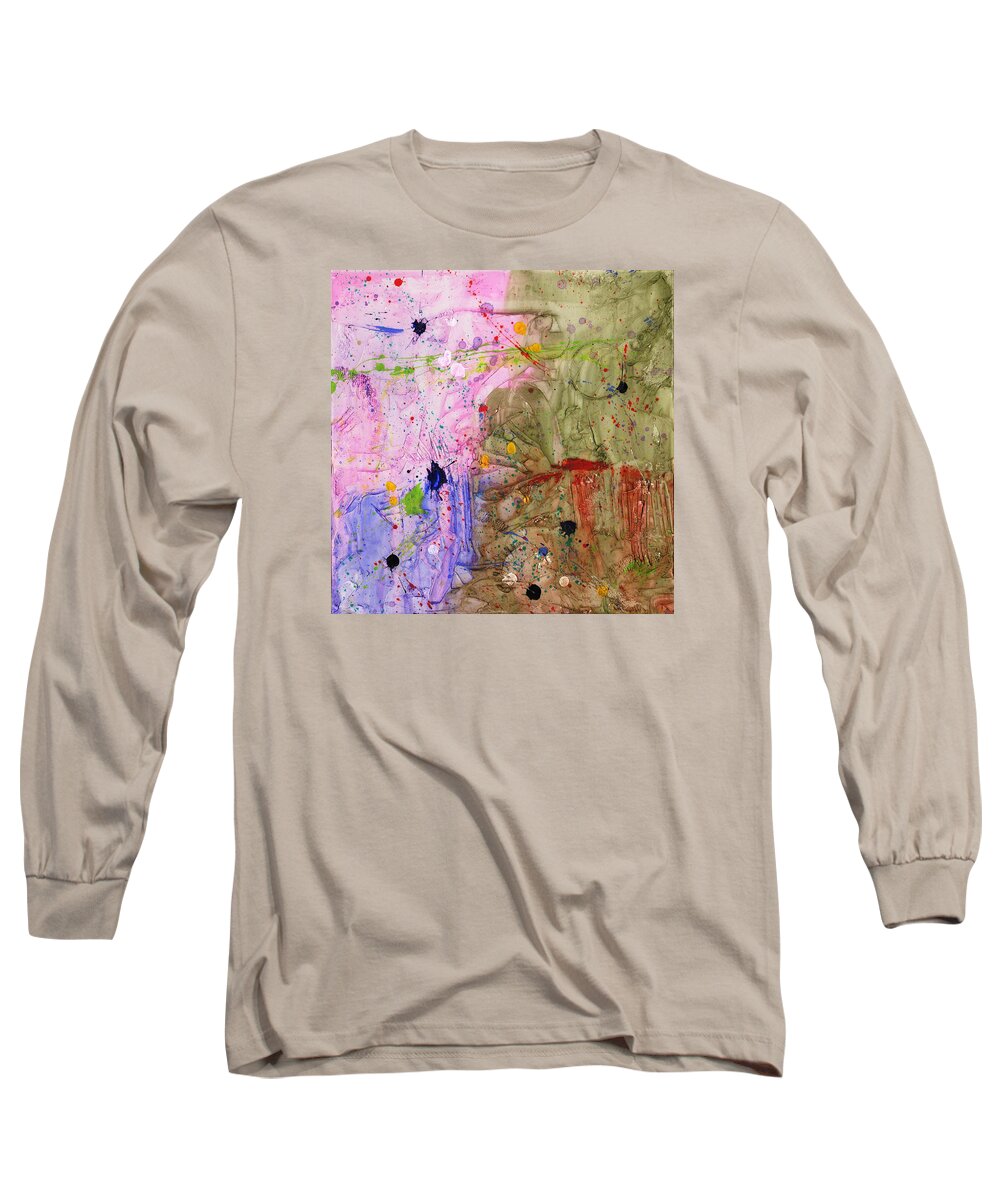 Edge Long Sleeve T-Shirt featuring the painting Outpost by Phil Strang