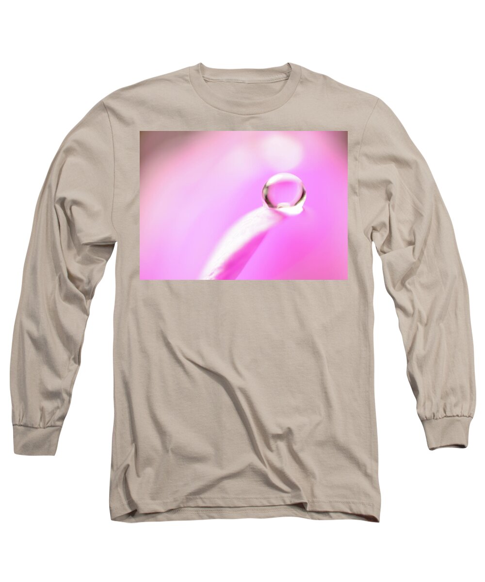 Bokeh Long Sleeve T-Shirt featuring the photograph Peaceful Offering by Sandra Parlow