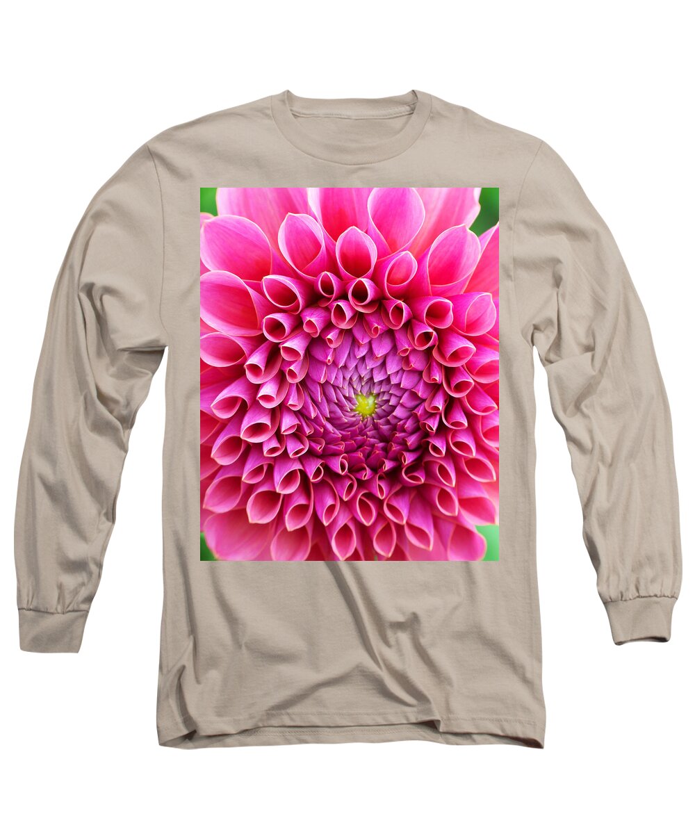 Flower Long Sleeve T-Shirt featuring the photograph Pink Flower Close Up by Anthony Jones