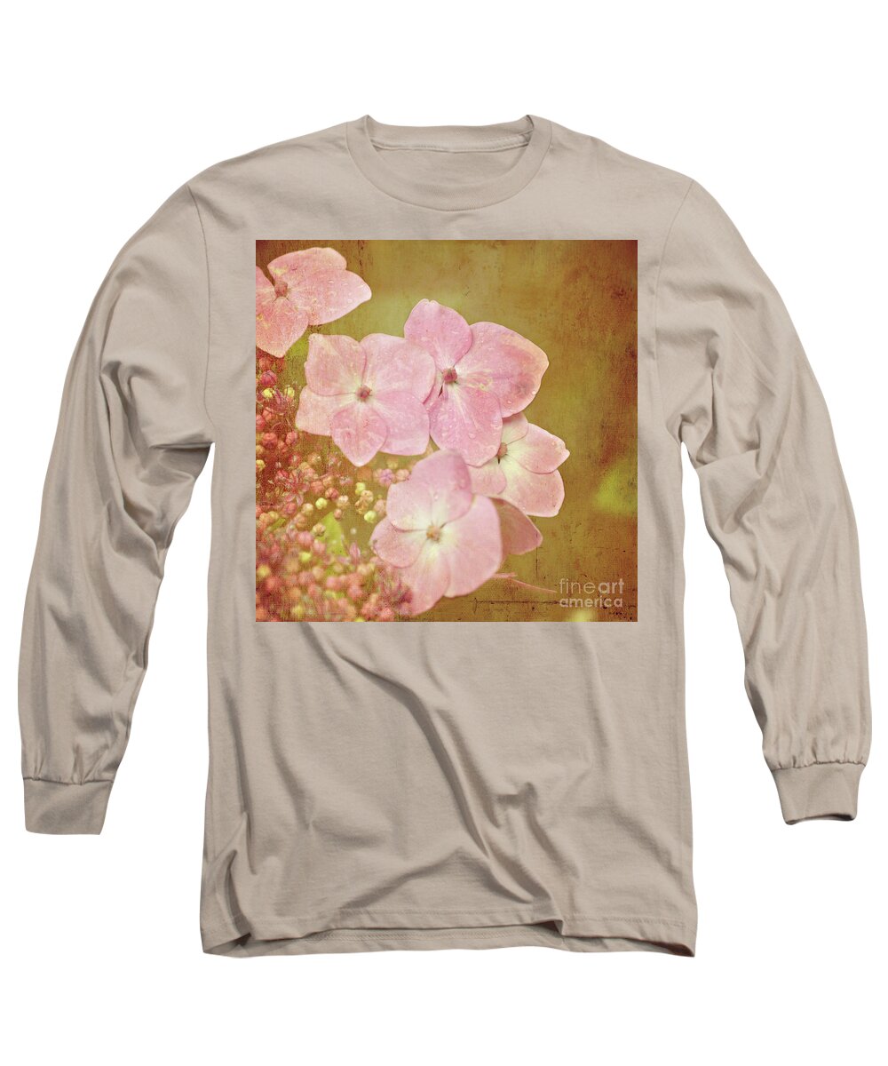 Pink Long Sleeve T-Shirt featuring the photograph Pink Hydrangeas by Lyn Randle
