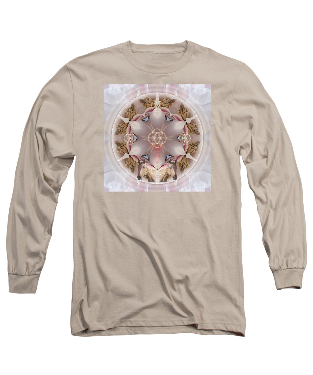 Mandala Long Sleeve T-Shirt featuring the photograph ReClaiming The Goddess by Alicia Kent