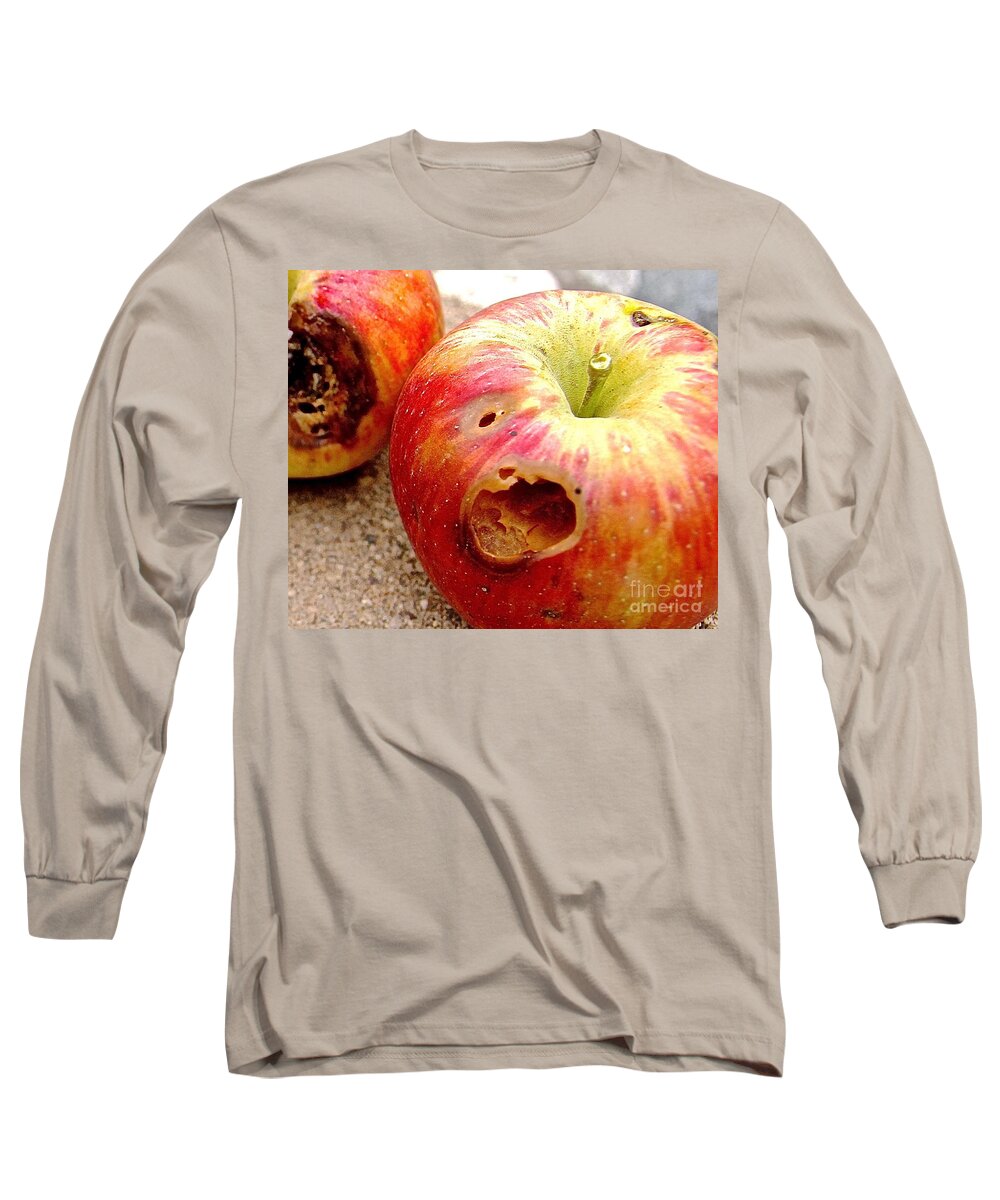 Apple Long Sleeve T-Shirt featuring the photograph Rotten Apples by Elisabeth Derichs