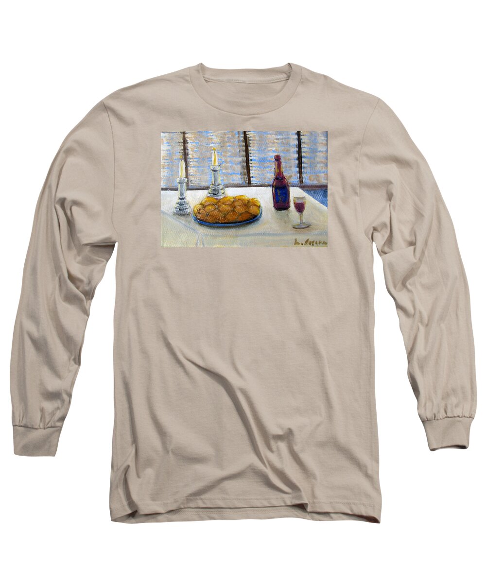 Sabbath Long Sleeve T-Shirt featuring the painting Sabbath by Laurie Morgan