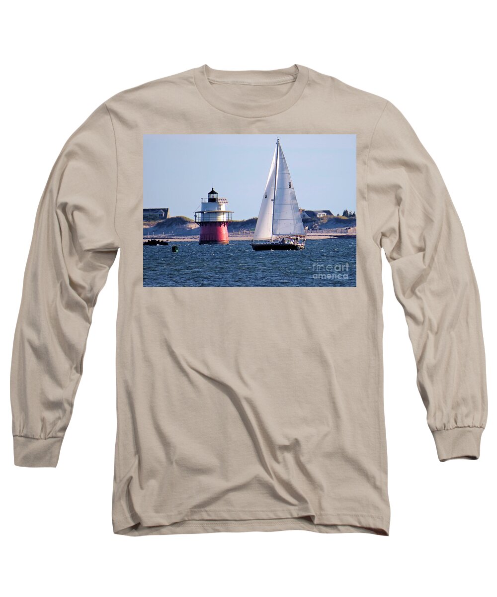 Sailing Long Sleeve T-Shirt featuring the photograph Sailing by Bug Light by Janice Drew