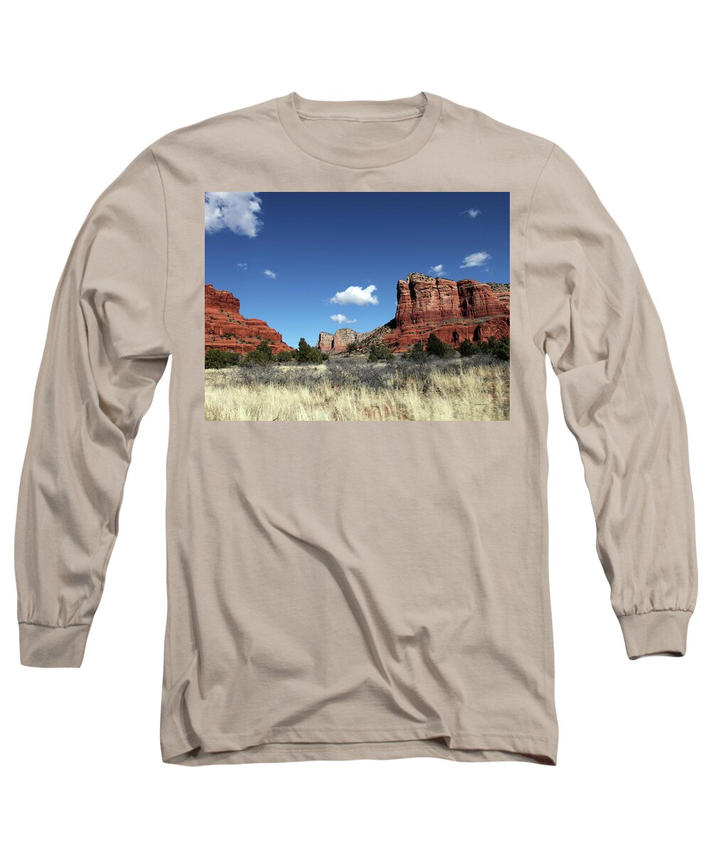 Desert Long Sleeve T-Shirt featuring the photograph Sedona Desert by Gary Gunderson