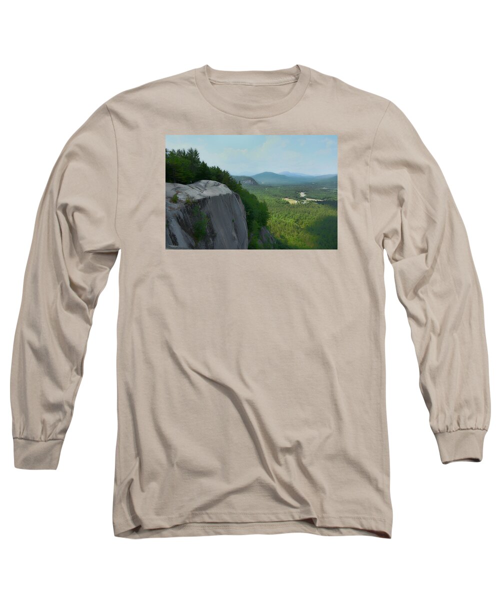 New Hampshire Long Sleeve T-Shirt featuring the photograph Shadows by Alison Belsan Horton