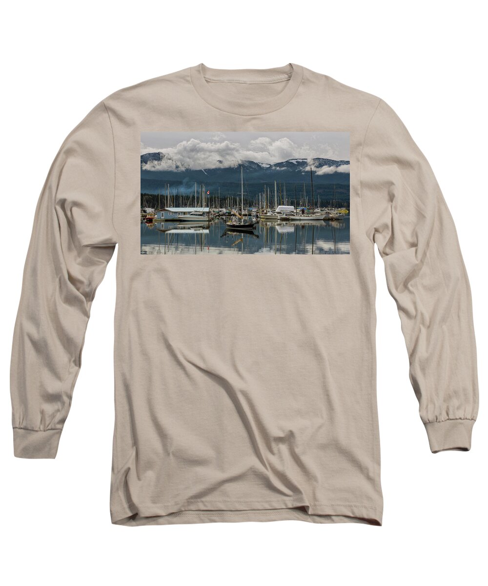 Boats Long Sleeve T-Shirt featuring the photograph Shelter by Randy Hall
