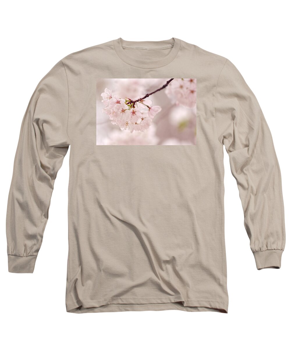 Flower Photography Long Sleeve T-Shirt featuring the photograph Soft Medley by Mary Buck