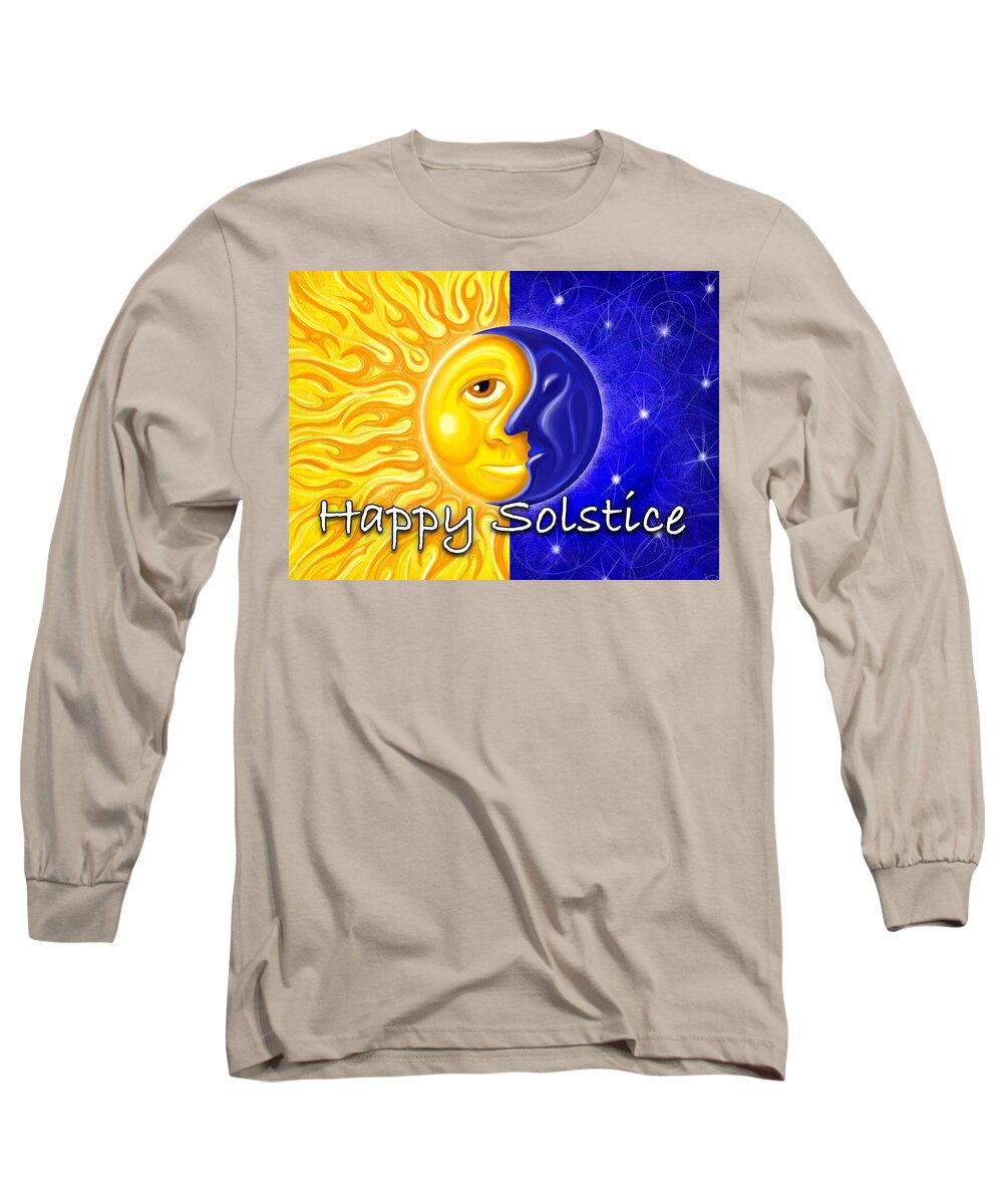 Solstice Long Sleeve T-Shirt featuring the digital art Solstice by David Kyte