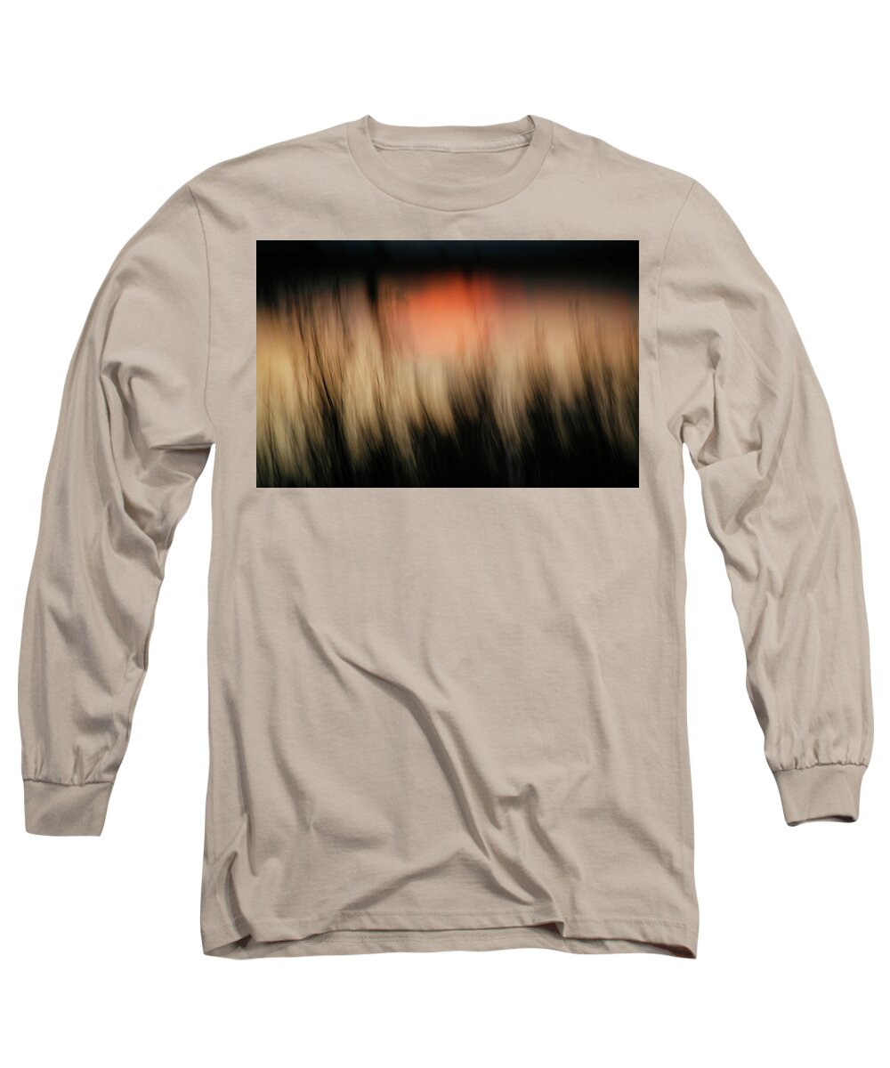 Abstract Expressionism Long Sleeve T-Shirt featuring the photograph Southwestern Sunset by Marilyn Hunt