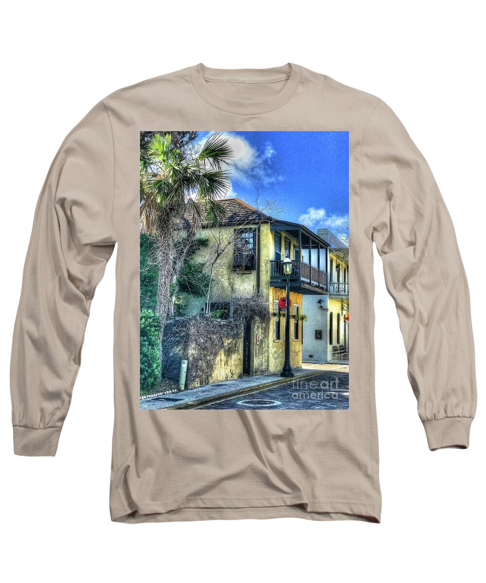 House Long Sleeve T-Shirt featuring the photograph St. Augustine House by Debbi Granruth