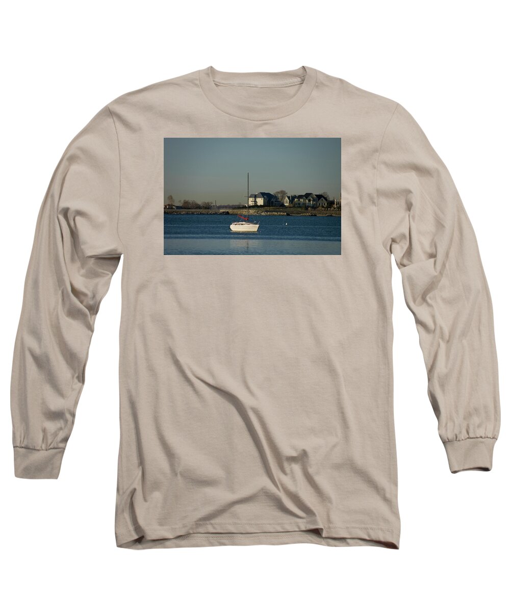 Boat Long Sleeve T-Shirt featuring the photograph Still Boat by Jose Rojas