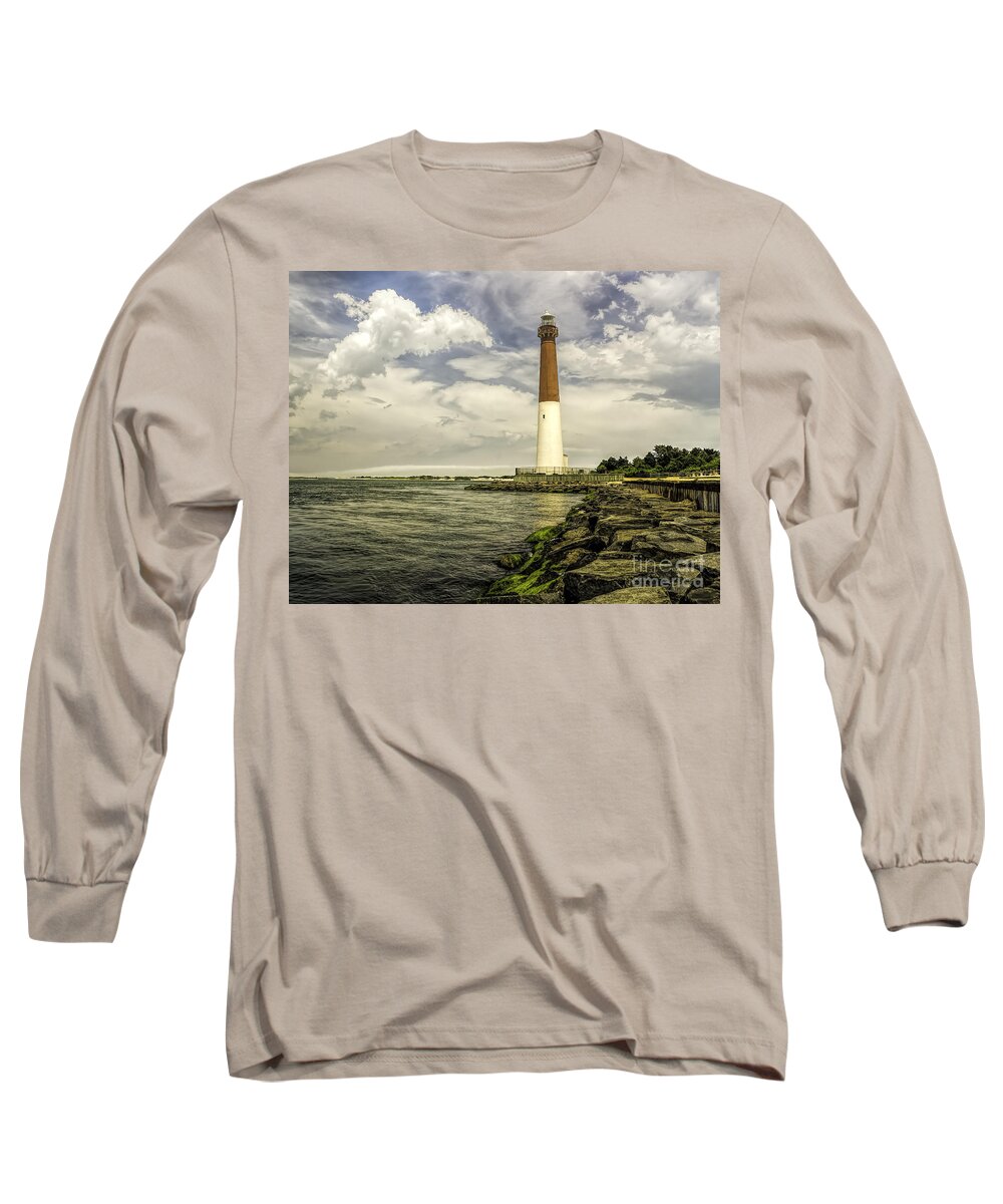 Jersey Long Sleeve T-Shirt featuring the photograph Summer Day at Barnegat by Nick Zelinsky Jr