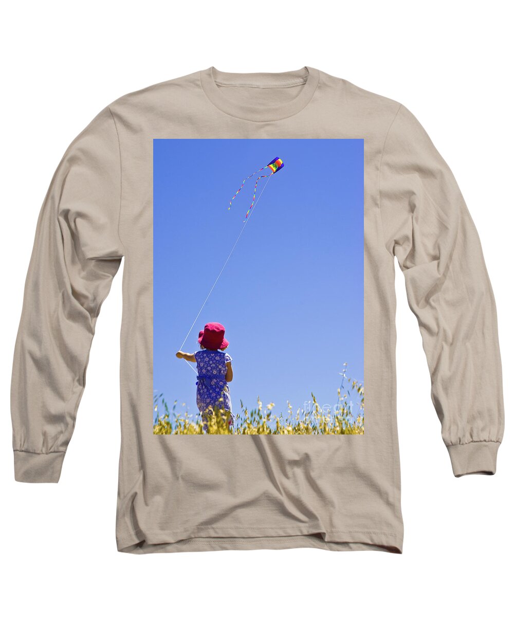 Carefree Long Sleeve T-Shirt featuring the photograph Summer Days by Dean Birinyi