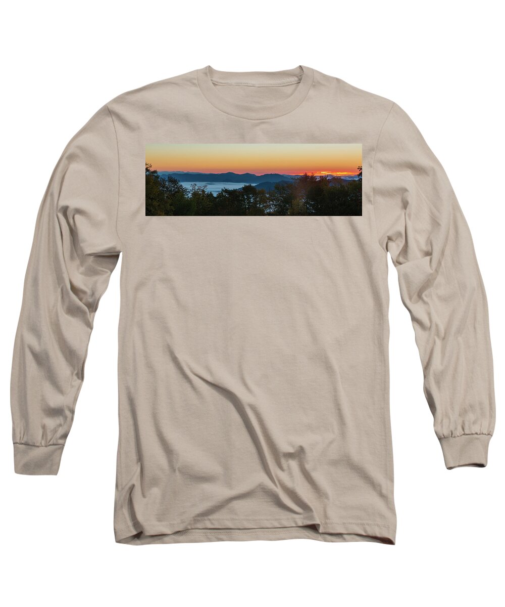 Dawn Long Sleeve T-Shirt featuring the photograph Summer Sunrise - Almost Dawn by D K Wall