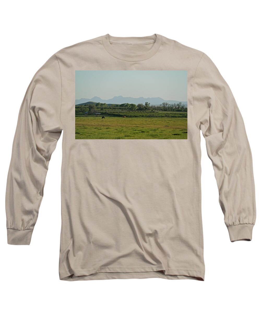Springtime Long Sleeve T-Shirt featuring the photograph Sutter Buttes Country by Michele Myers
