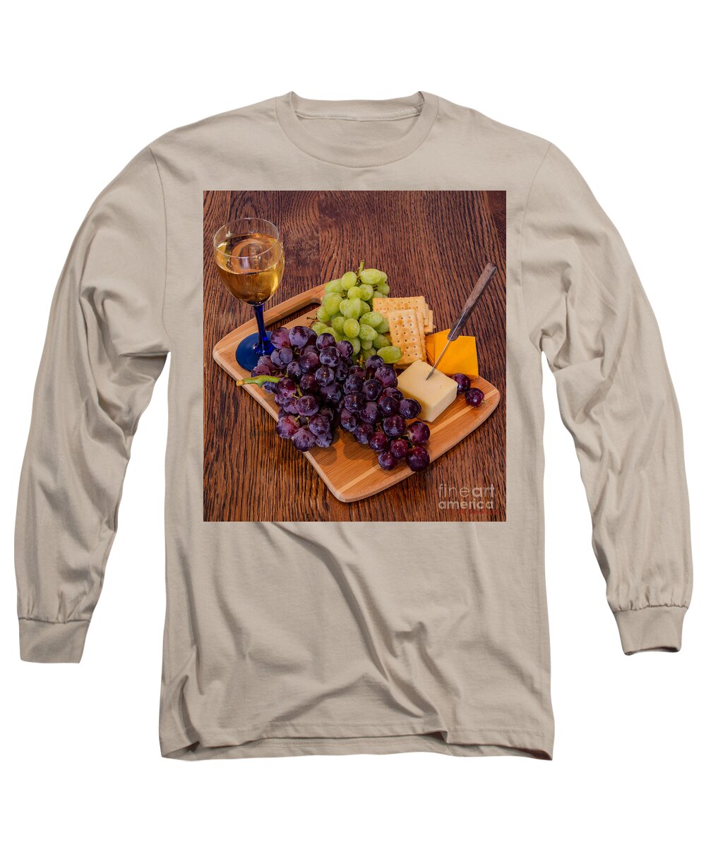 Still Life Photography Long Sleeve T-Shirt featuring the photograph Taste of the Grape by Sue Karski