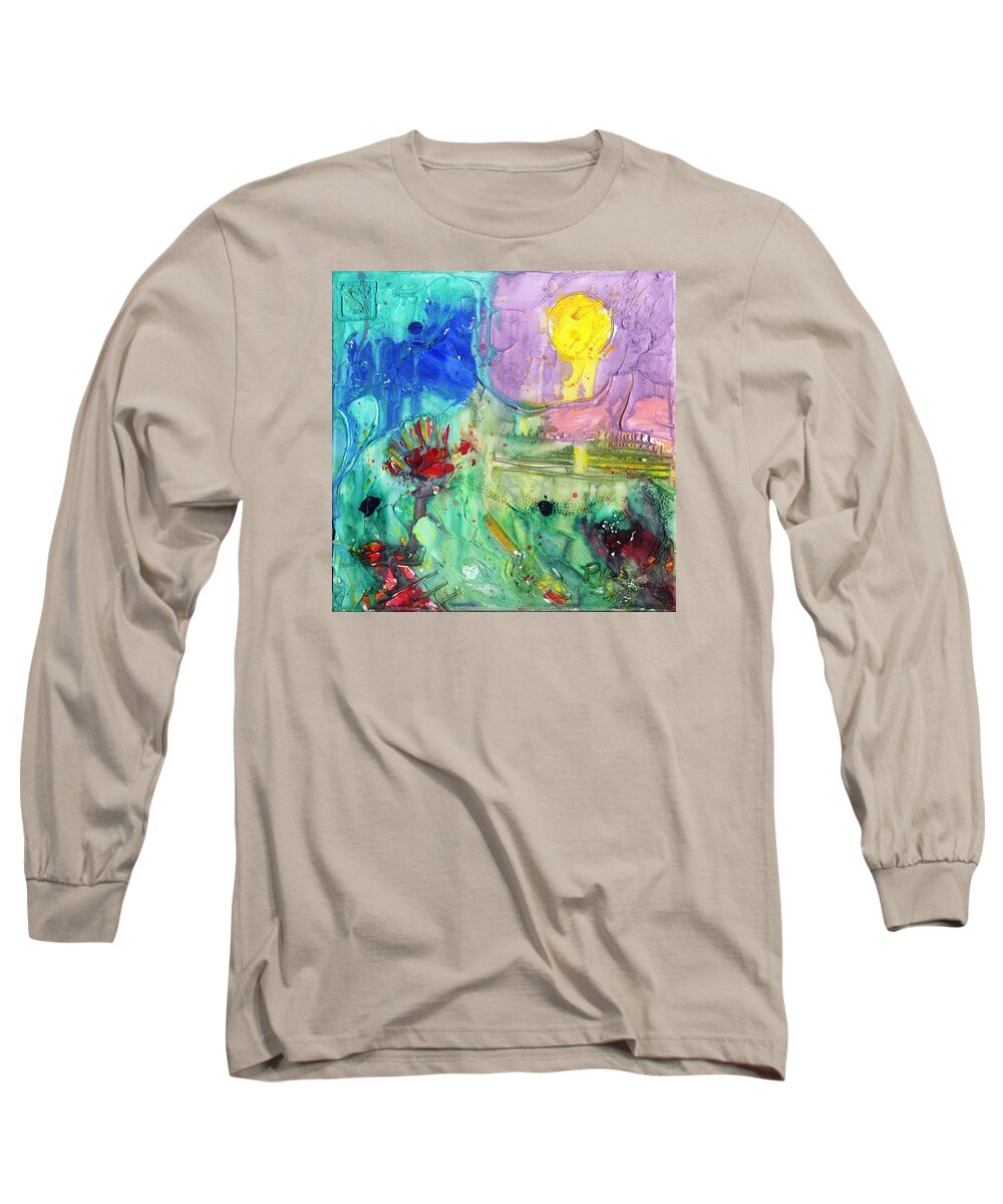Thanksgiving Long Sleeve T-Shirt featuring the painting Thanksgiving by Phil Strang