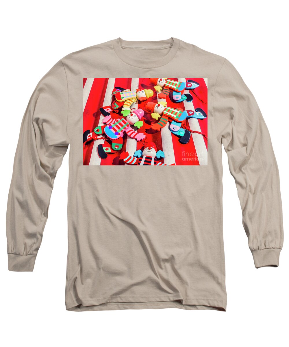 Play Long Sleeve T-Shirt featuring the photograph The wood circus by Jorgo Photography
