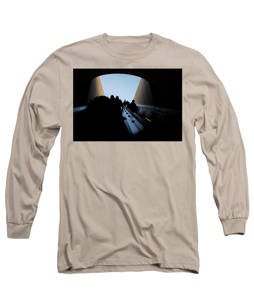 Metro Long Sleeve T-Shirt featuring the photograph US Capitol South by KG Thienemann