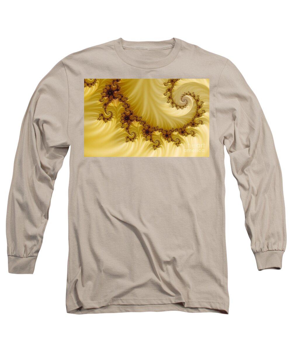 Clay Long Sleeve T-Shirt featuring the digital art Valleys by Clayton Bruster