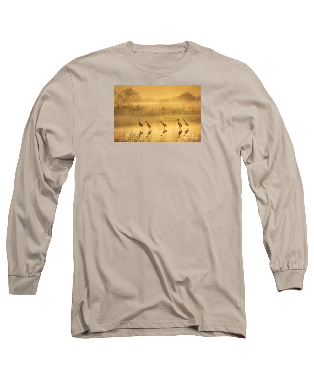 Animal Long Sleeve T-Shirt featuring the photograph Waiting by Alice Cahill