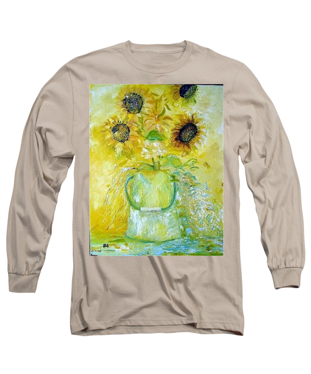 Artwork Long Sleeve T-Shirt featuring the painting Water Can by Jack Diamond